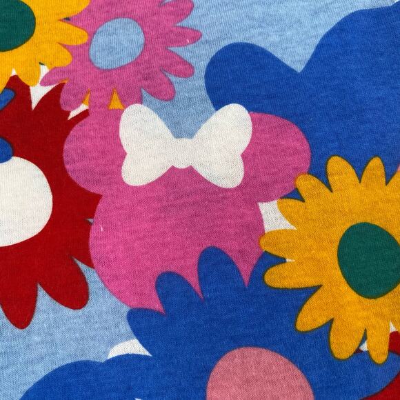 Disney Junior Minnie hidden Mickey bright floral dress girls size 6 pink blue - Picture 5 of 7